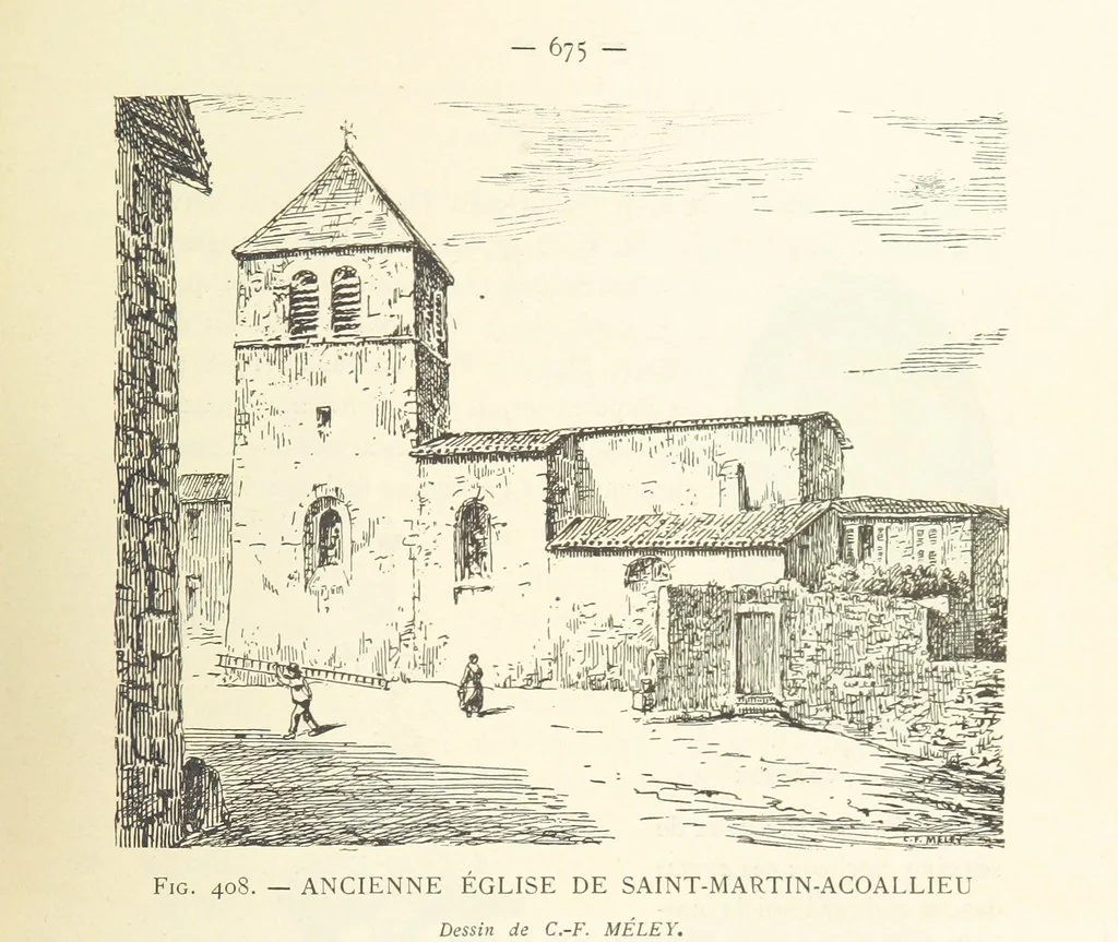 An illustration from Histoire de Saint-Chamond et de la seigneurie de Jarez depuis les temps les plus reculés jusqu'à nos jours, 1890, leaf 739