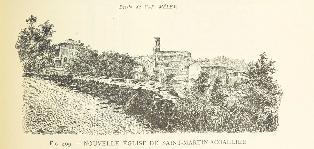 An illustration from Histoire de Saint-Chamond et de la seigneurie de Jarez depuis les temps les plus reculés jusqu'à nos jours, 1890, leaf 739