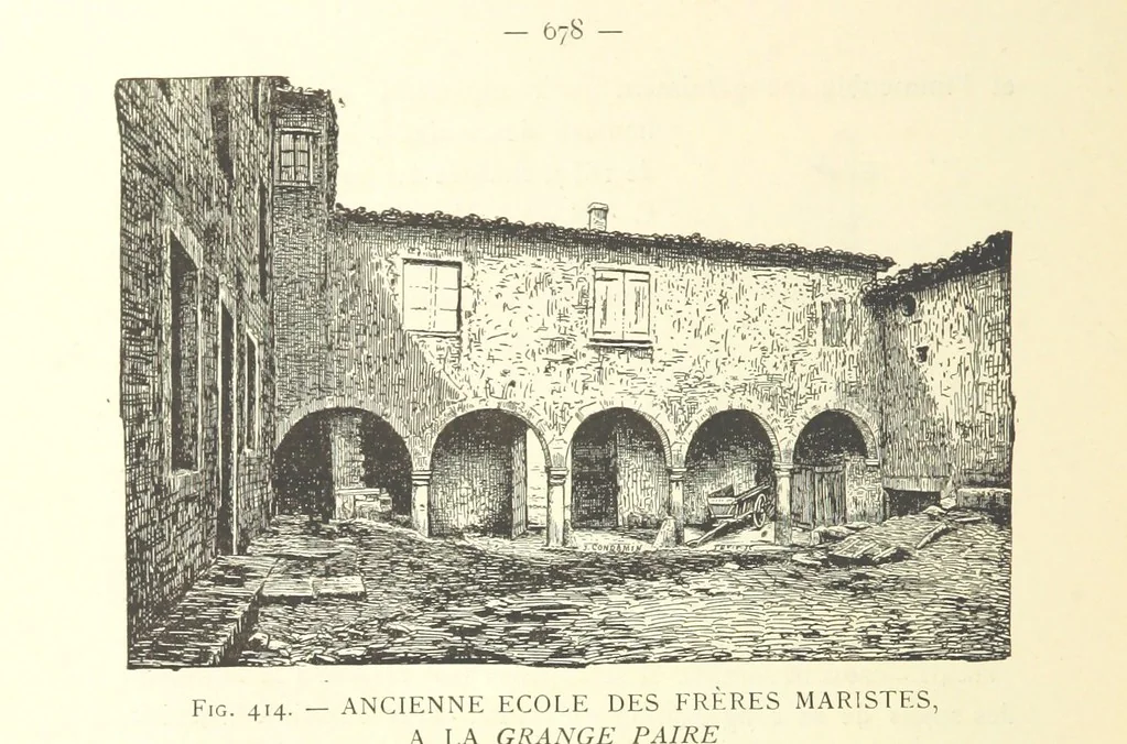 An illustration from Histoire de Saint-Chamond et de la seigneurie de Jarez depuis les temps les plus reculés jusqu'à nos jours, 1890, leaf 742
