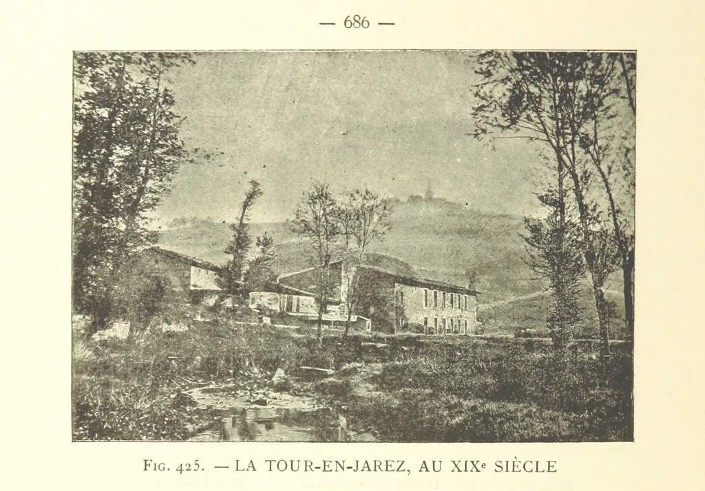 An illustration from Histoire de Saint-Chamond et de la seigneurie de Jarez depuis les temps les plus reculés jusqu'à nos jours, 1890, leaf 750