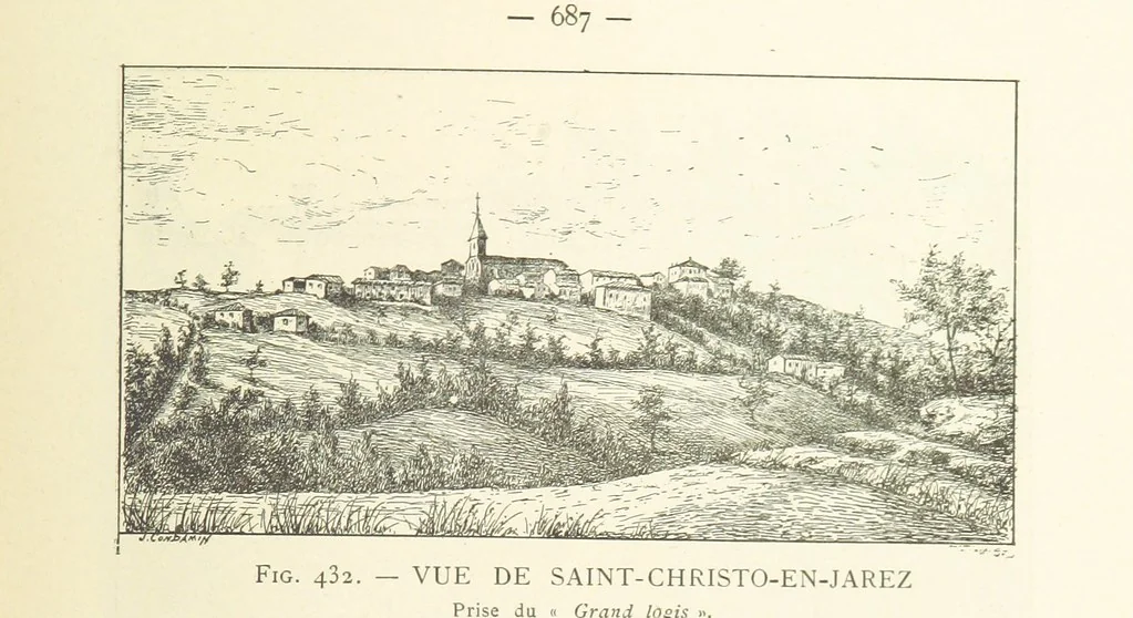 An illustration from Histoire de Saint-Chamond et de la seigneurie de Jarez depuis les temps les plus reculés jusqu'à nos jours, 1890, leaf 751