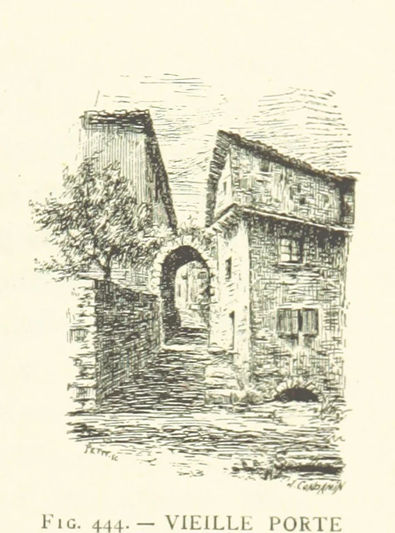An illustration from Histoire de Saint-Chamond et de la seigneurie de Jarez depuis les temps les plus reculés jusqu'à nos jours, 1890, leaf 757