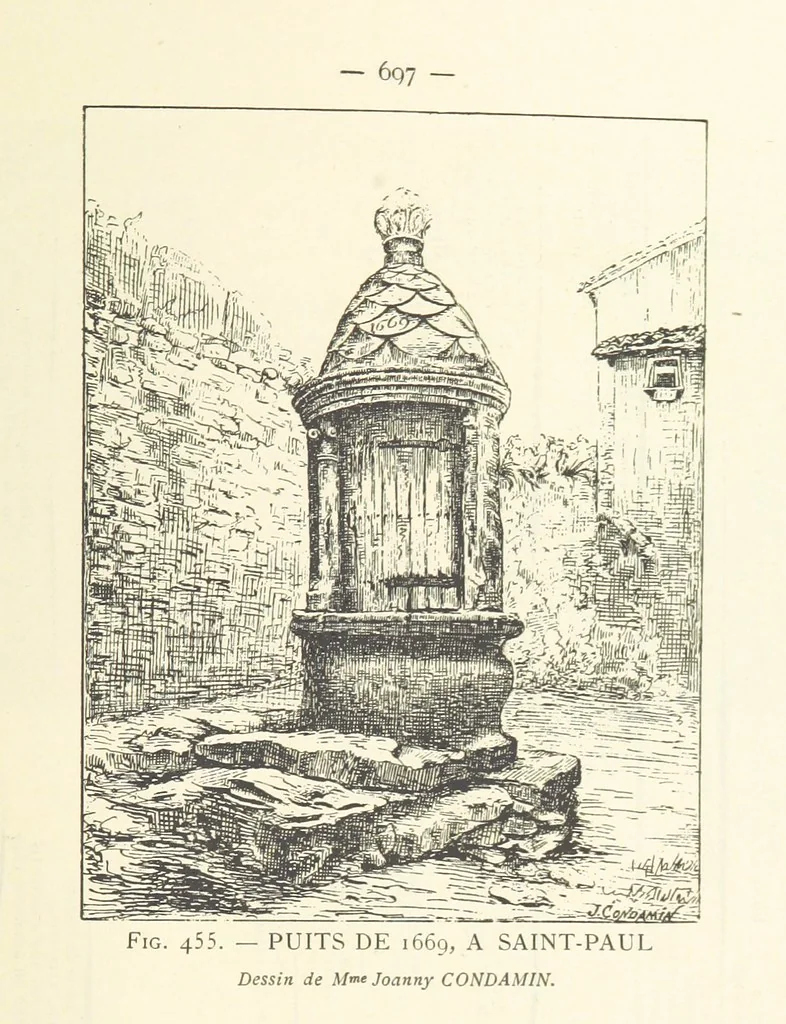 An illustration from Histoire de Saint-Chamond et de la seigneurie de Jarez depuis les temps les plus reculés jusqu'à nos jours, 1890, leaf 761