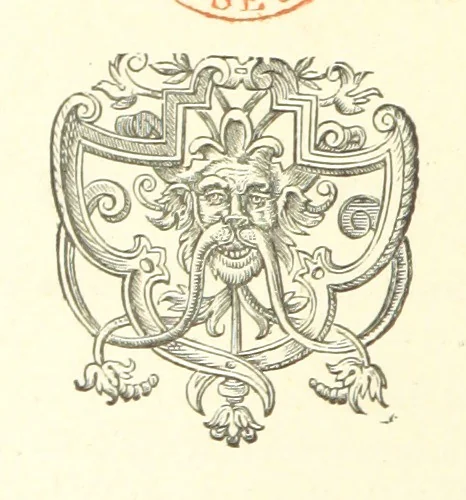 An illustration from Histoire de Saint-Chamond et de la seigneurie de Jarez depuis les temps les plus reculés jusqu'à nos jours, 1890, leaf 812