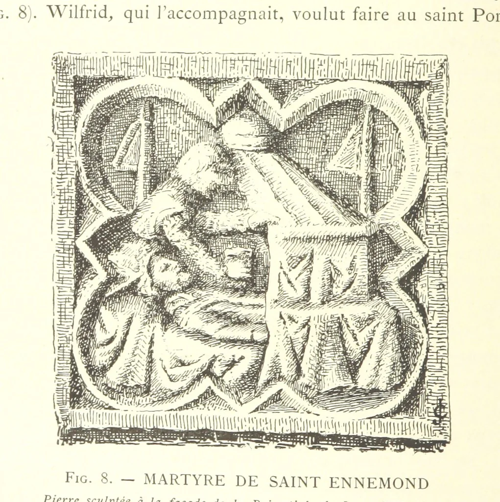 An illustration from Histoire de Saint-Chamond et de la seigneurie de Jarez depuis les temps les plus reculés jusqu'à nos jours, 1890, leaf 86