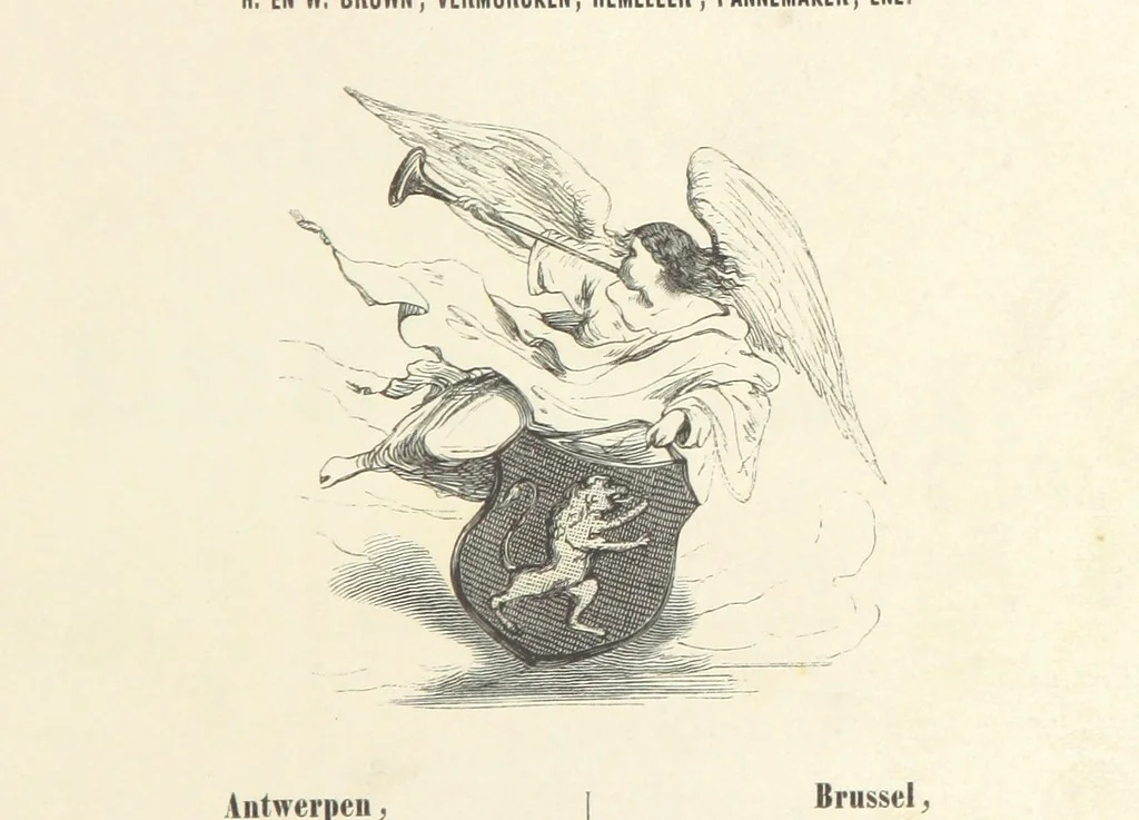 An illustration from Geschiedenis van België ... Versierd met 200 houtsneden, etc, 1845, leaf 11