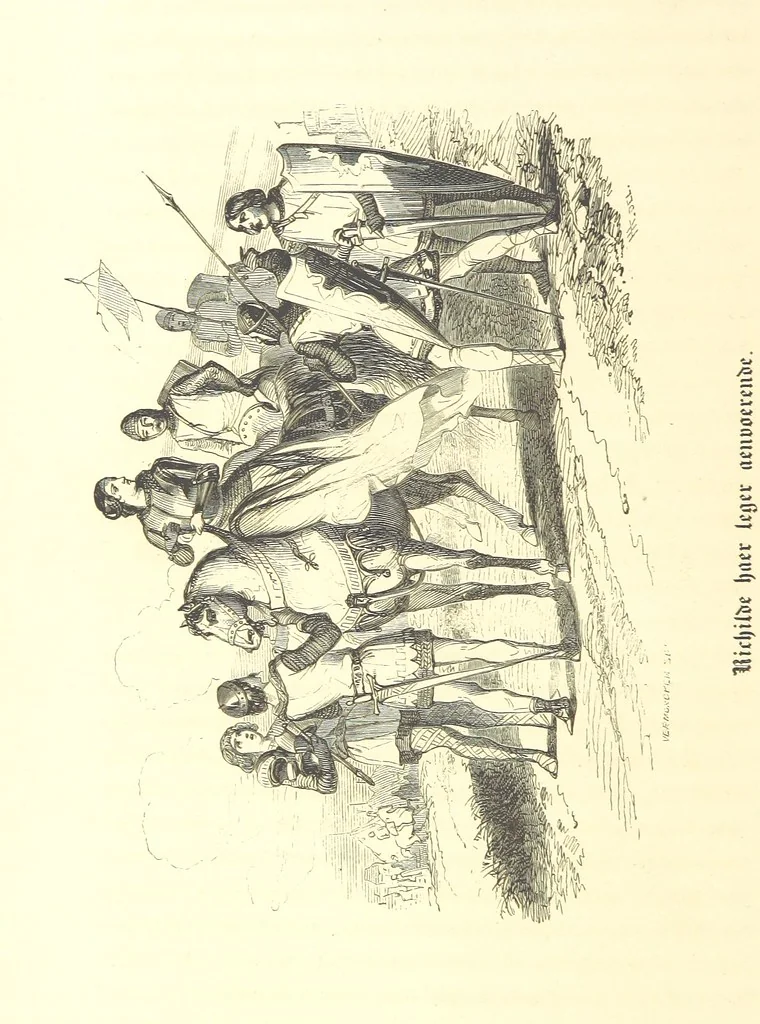 An illustration from Geschiedenis van België ... Versierd met 200 houtsneden, etc, 1845, leaf 118