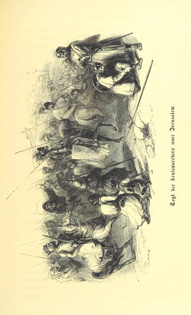 An illustration from Geschiedenis van België ... Versierd met 200 houtsneden, etc, 1845, leaf 133