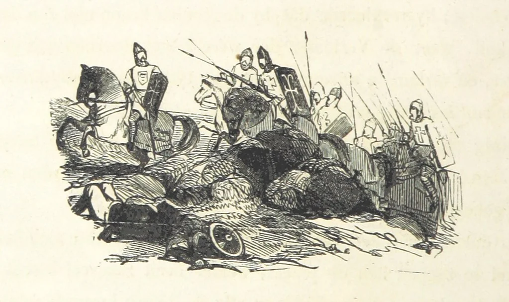 An illustration from Geschiedenis van België ... Versierd met 200 houtsneden, etc, 1845, leaf 140