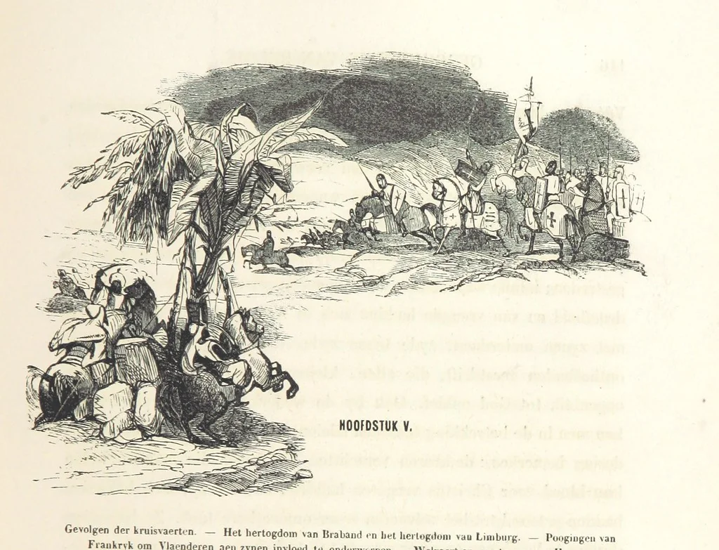 An illustration from Geschiedenis van België ... Versierd met 200 houtsneden, etc, 1845, leaf 141