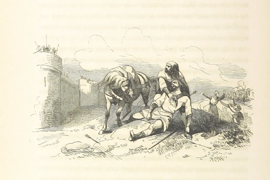 An illustration from Geschiedenis van België ... Versierd met 200 houtsneden, etc, 1845, leaf 160