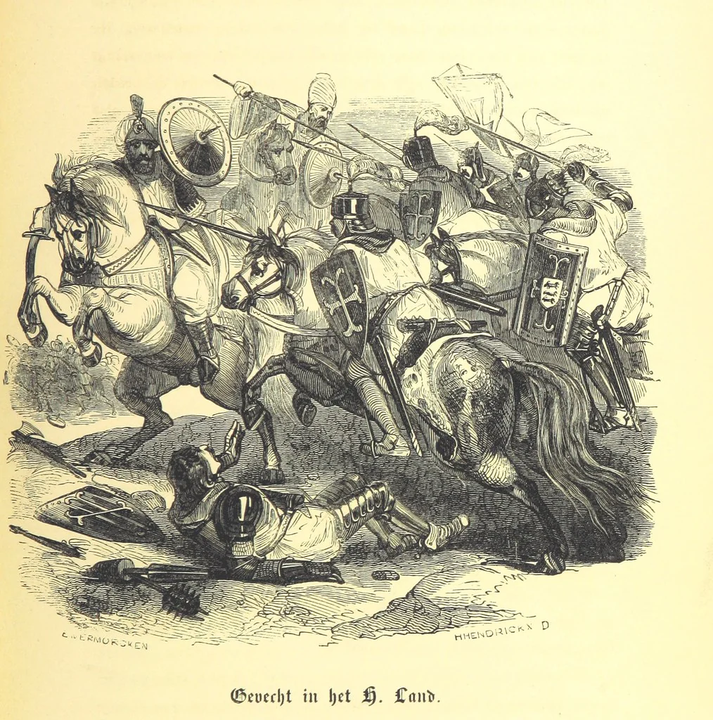 An illustration from Geschiedenis van België ... Versierd met 200 houtsneden, etc, 1845, leaf 173