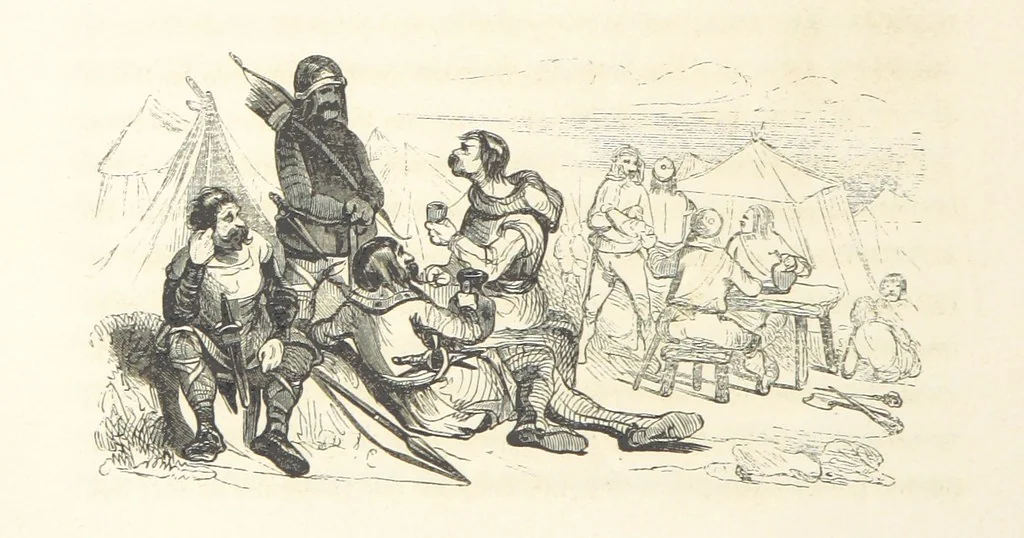 An illustration from Geschiedenis van België ... Versierd met 200 houtsneden, etc, 1845, leaf 180