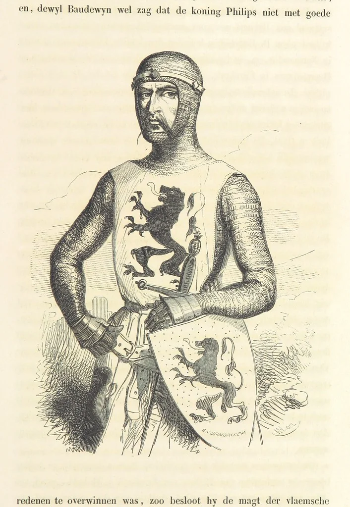 An illustration from Geschiedenis van België ... Versierd met 200 houtsneden, etc, 1845, leaf 187