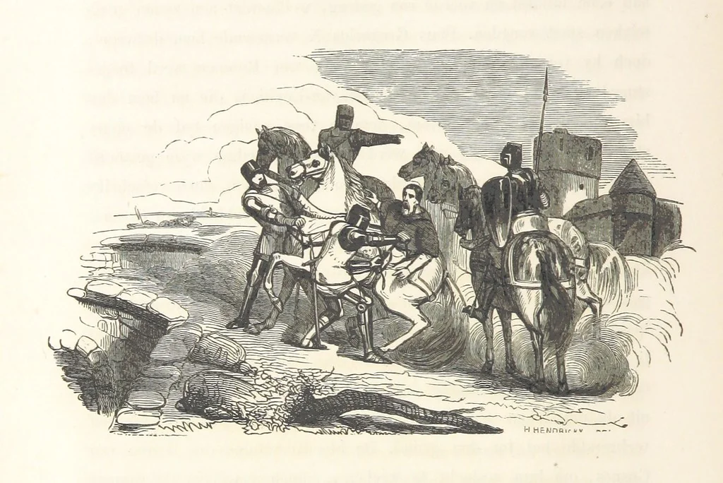 An illustration from Geschiedenis van België ... Versierd met 200 houtsneden, etc, 1845, leaf 214