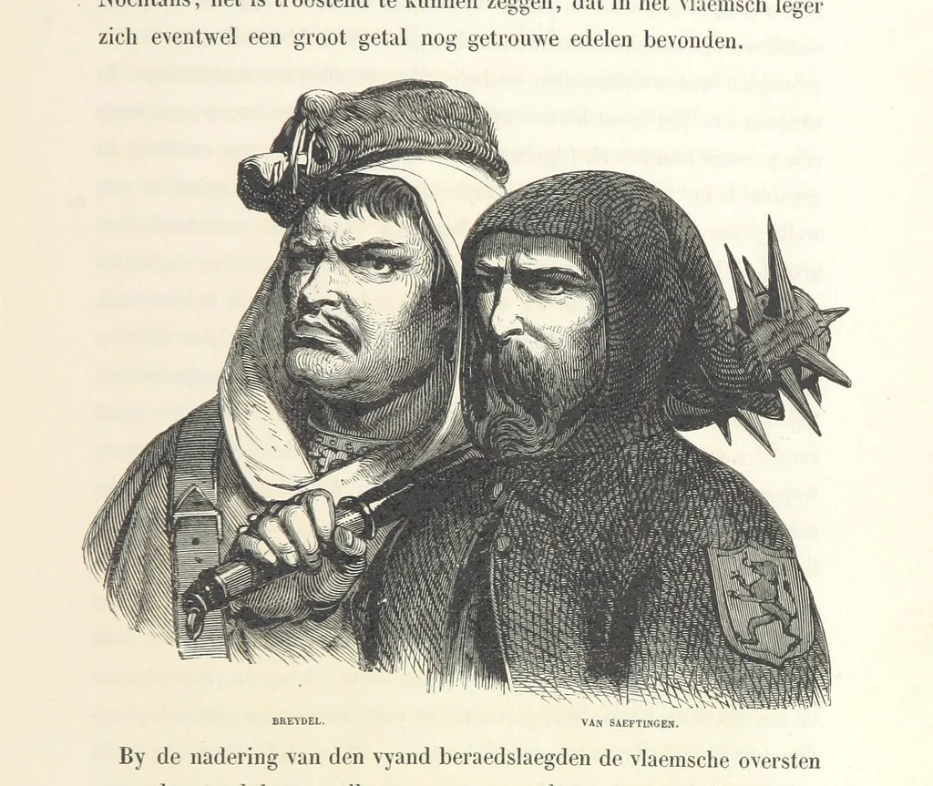 An illustration from Geschiedenis van België ... Versierd met 200 houtsneden, etc, 1845, leaf 235