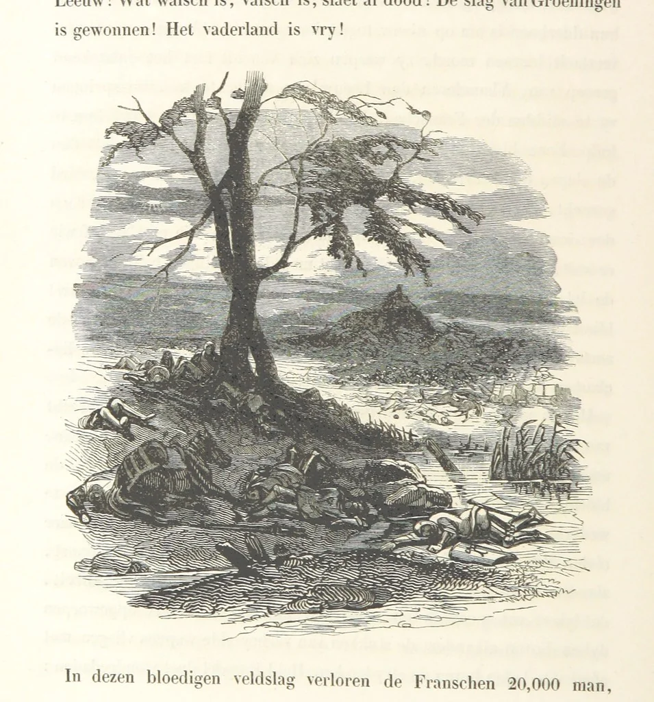 An illustration from Geschiedenis van België ... Versierd met 200 houtsneden, etc, 1845, leaf 238
