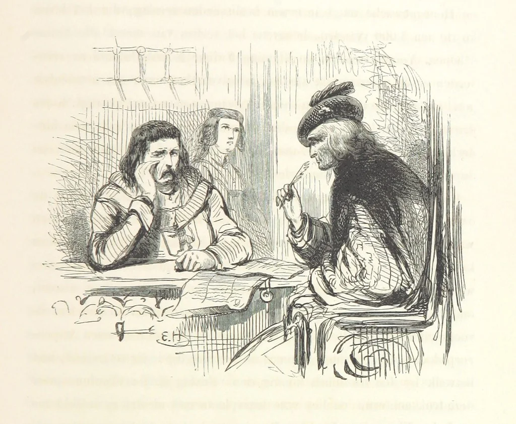 An illustration from Geschiedenis van België ... Versierd met 200 houtsneden, etc, 1845, leaf 245