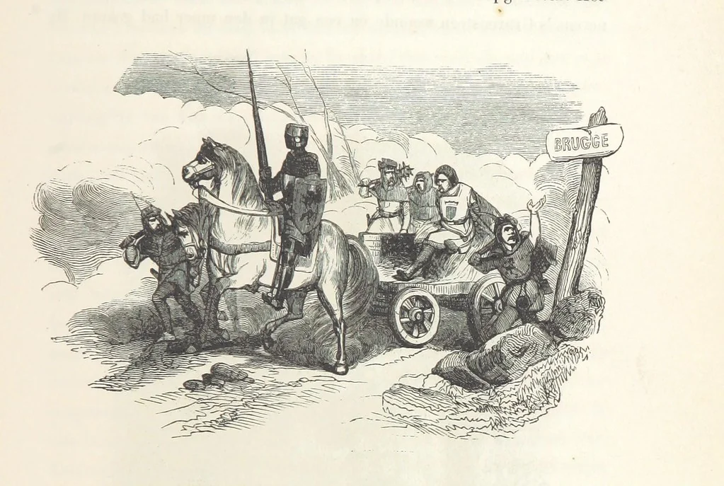 An illustration from Geschiedenis van België ... Versierd met 200 houtsneden, etc, 1845, leaf 257