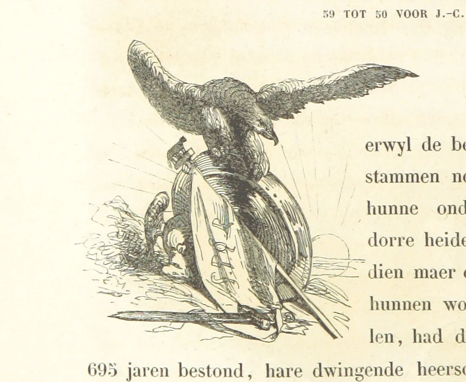 An illustration from Geschiedenis van België ... Versierd met 200 houtsneden, etc, 1845, leaf 26