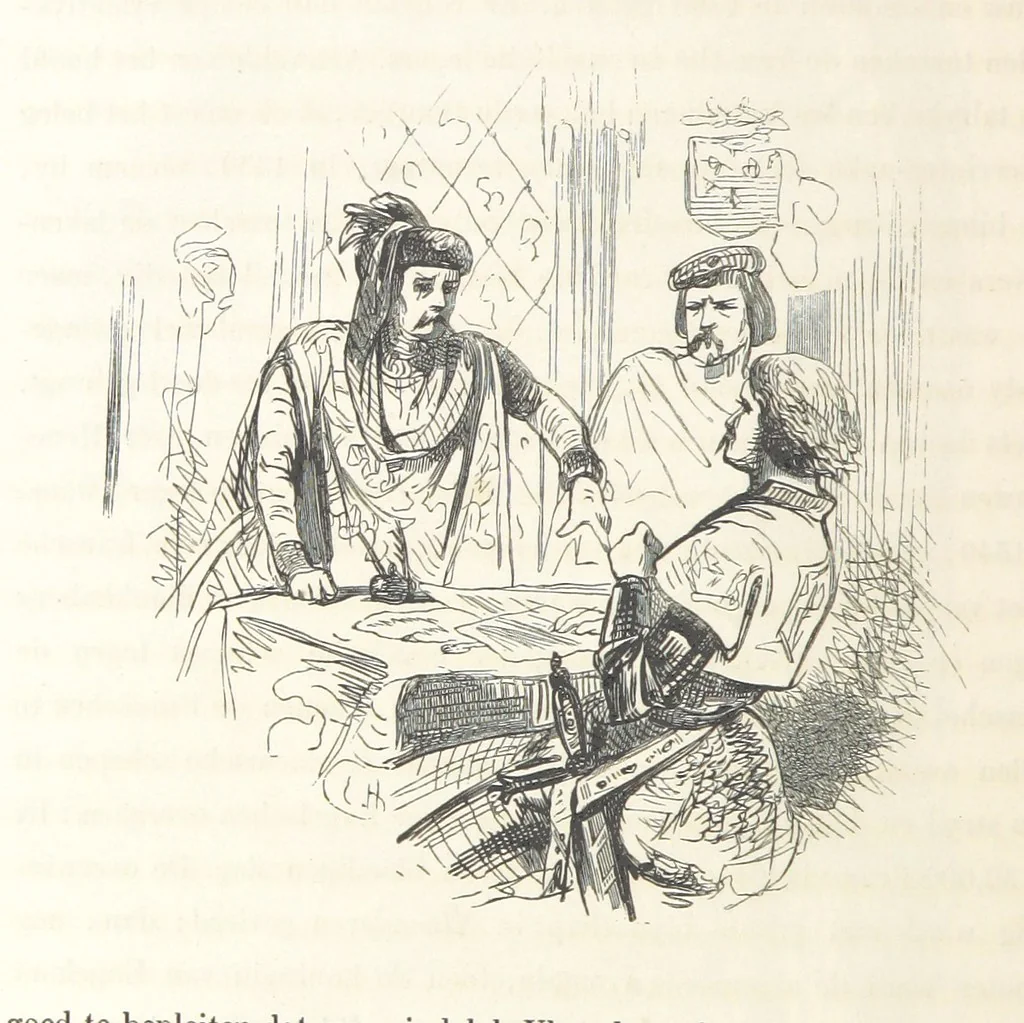 An illustration from Geschiedenis van België ... Versierd met 200 houtsneden, etc, 1845, leaf 276