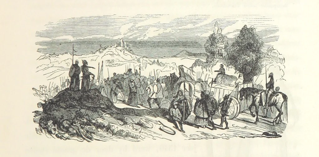 An illustration from Geschiedenis van België ... Versierd met 200 houtsneden, etc, 1845, leaf 283