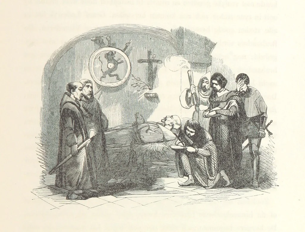 An illustration from Geschiedenis van België ... Versierd met 200 houtsneden, etc, 1845, leaf 287