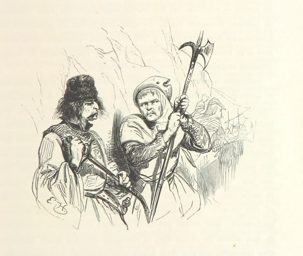 An illustration from Geschiedenis van België ... Versierd met 200 houtsneden, etc, 1845, leaf 291