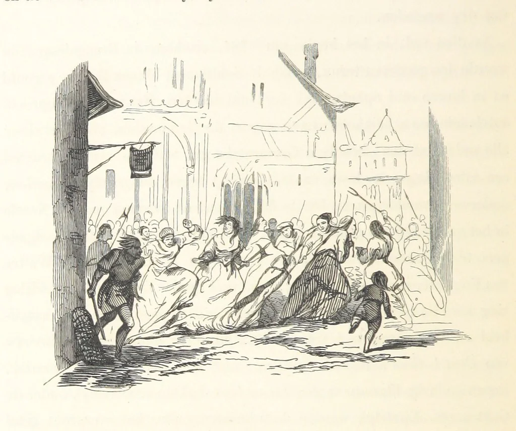 An illustration from Geschiedenis van België ... Versierd met 200 houtsneden, etc, 1845, leaf 300