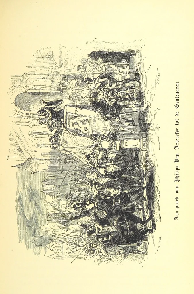 An illustration from Geschiedenis van België ... Versierd met 200 houtsneden, etc, 1845, leaf 307