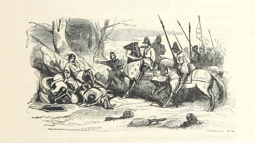 An illustration from Geschiedenis van België ... Versierd met 200 houtsneden, etc, 1845, leaf 315