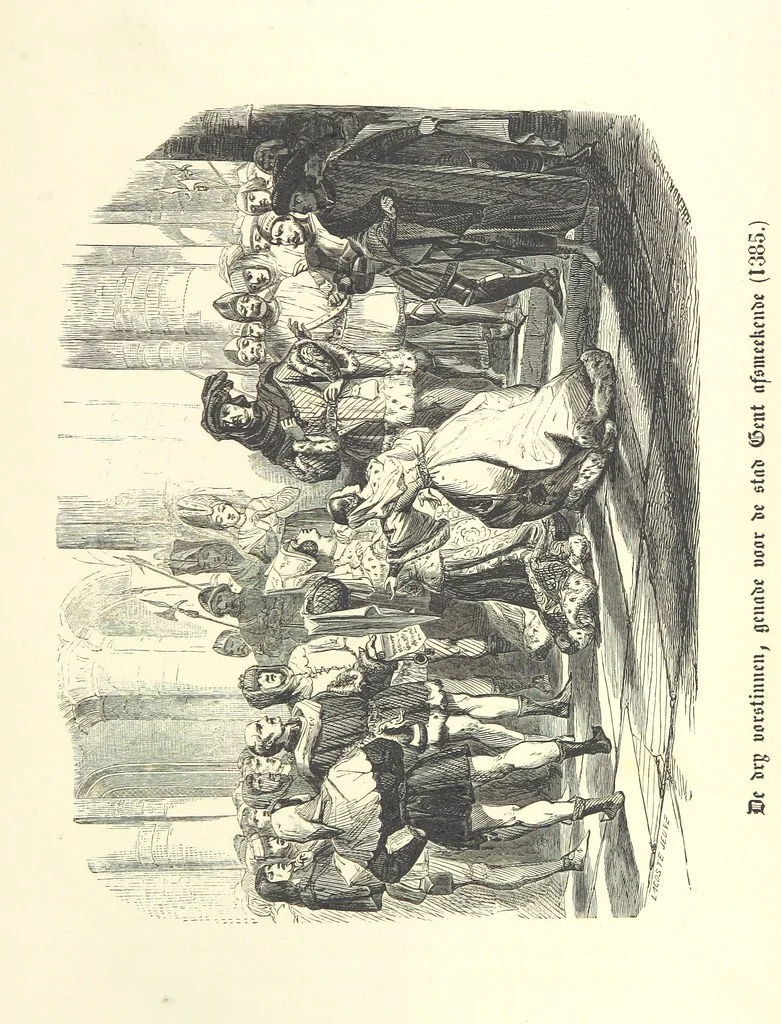 An illustration from Geschiedenis van België ... Versierd met 200 houtsneden, etc, 1845, leaf 319