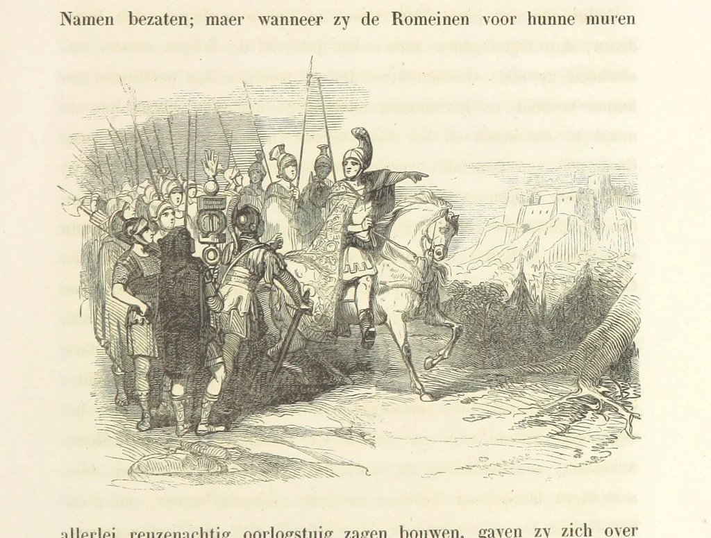 An illustration from Geschiedenis van België ... Versierd met 200 houtsneden, etc, 1845, leaf 33