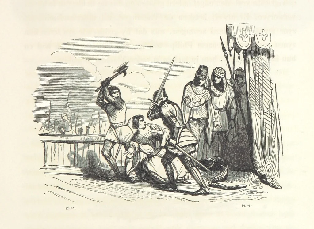 An illustration from Geschiedenis van België ... Versierd met 200 houtsneden, etc, 1845, leaf 337
