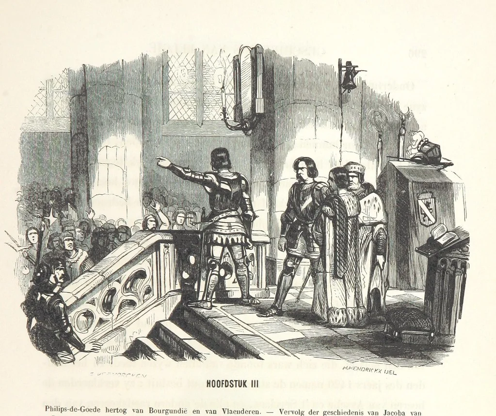 An illustration from Geschiedenis van België ... Versierd met 200 houtsneden, etc, 1845, leaf 339