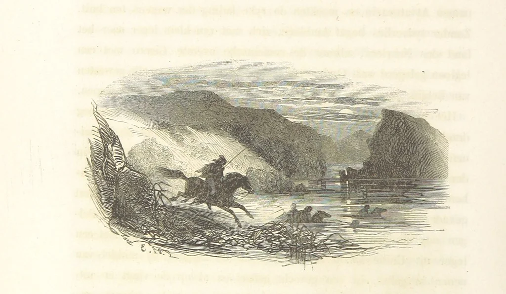 An illustration from Geschiedenis van België ... Versierd met 200 houtsneden, etc, 1845, leaf 36