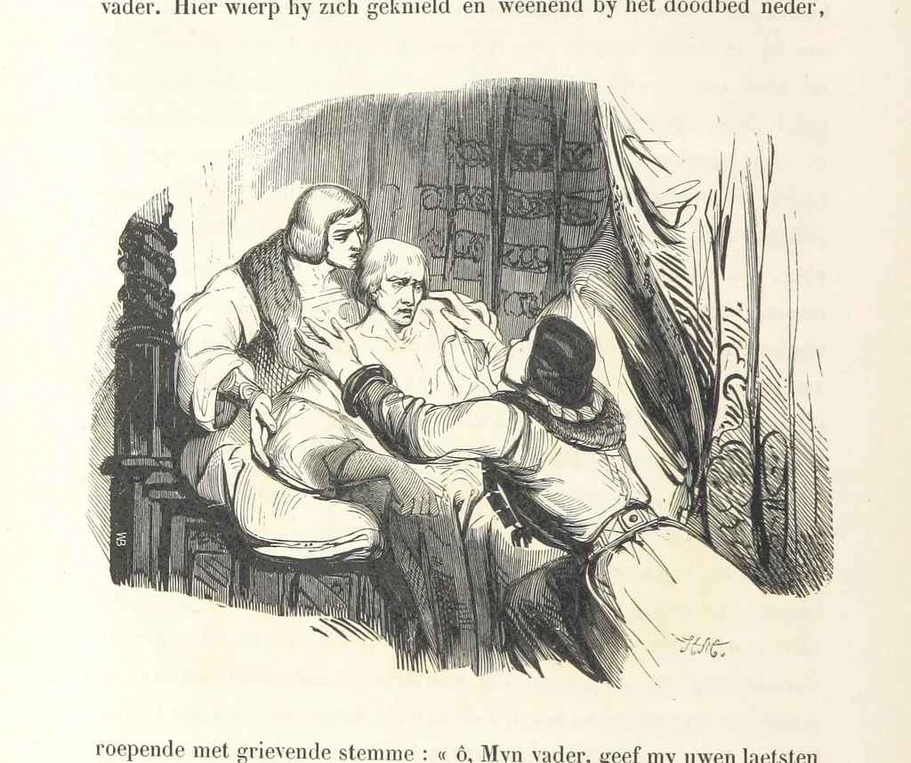 An illustration from Geschiedenis van België ... Versierd met 200 houtsneden, etc, 1845, leaf 368