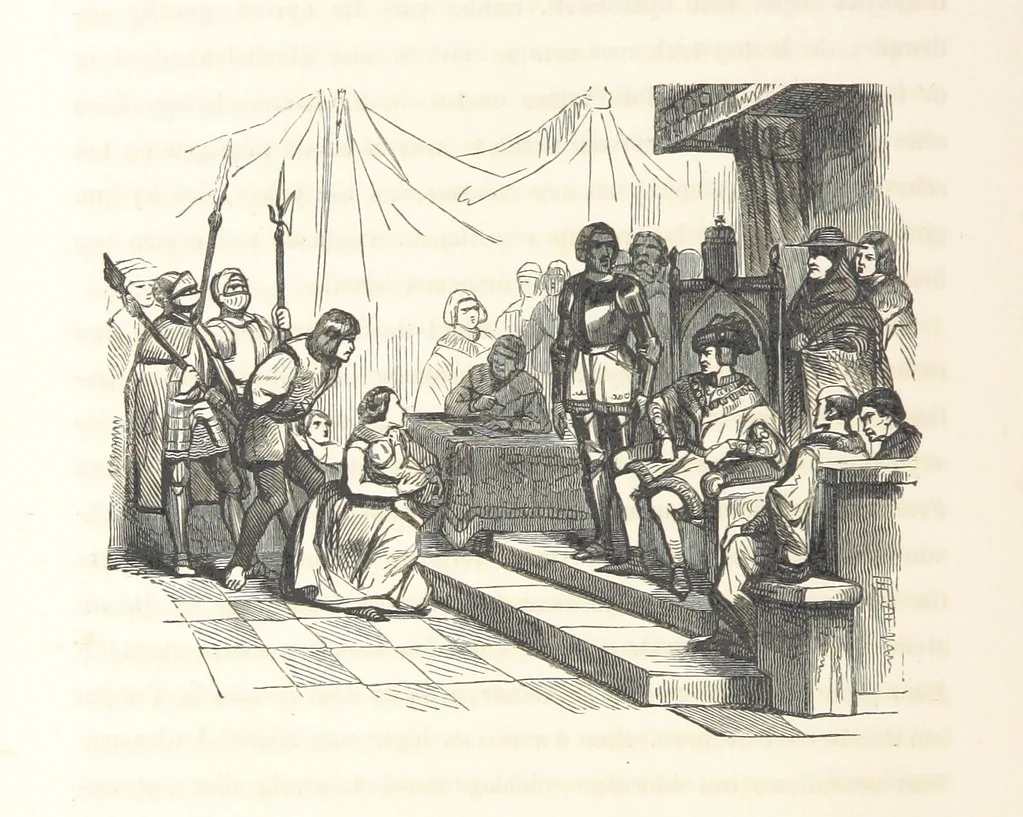 An illustration from Geschiedenis van België ... Versierd met 200 houtsneden, etc, 1845, leaf 376