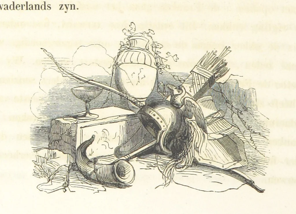 An illustration from Geschiedenis van België ... Versierd met 200 houtsneden, etc, 1845, leaf 40