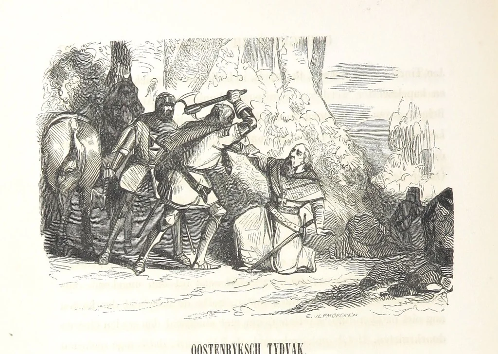 An illustration from Geschiedenis van België ... Versierd met 200 houtsneden, etc, 1845, leaf 402