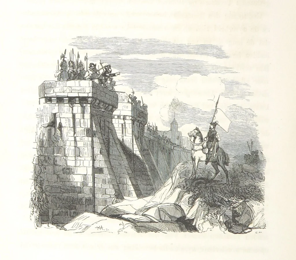 An illustration from Geschiedenis van België ... Versierd met 200 houtsneden, etc, 1845, leaf 422