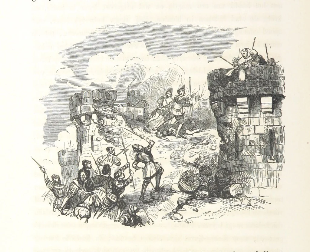 An illustration from Geschiedenis van België ... Versierd met 200 houtsneden, etc, 1845, leaf 432