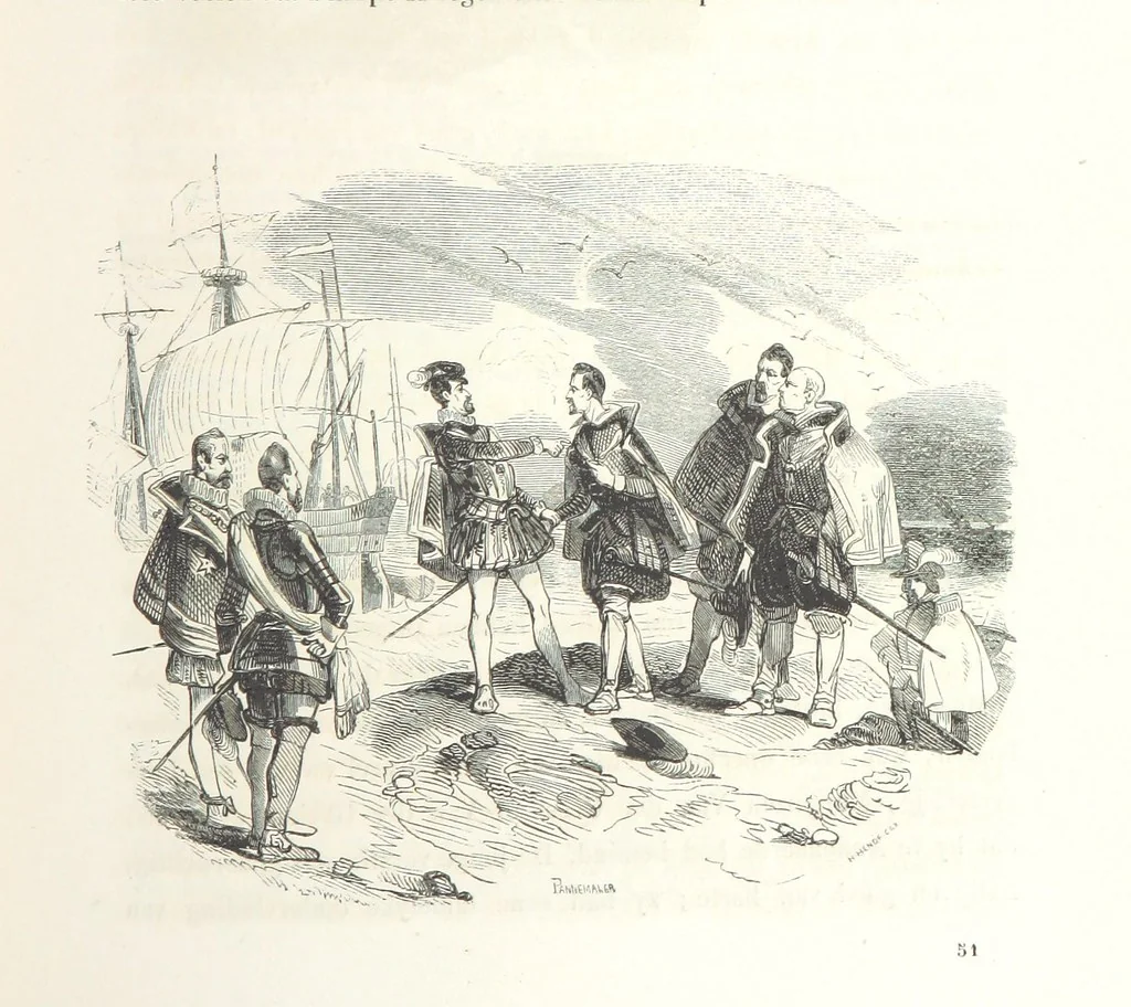 An illustration from Geschiedenis van België ... Versierd met 200 houtsneden, etc, 1845, leaf 459