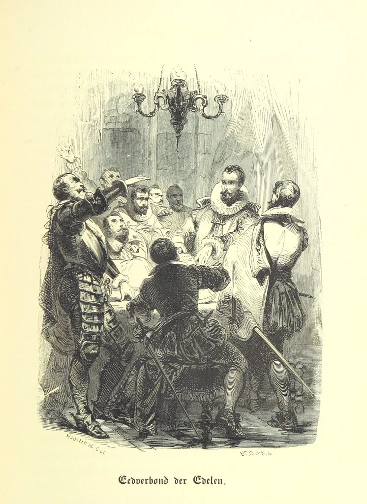 An illustration from Geschiedenis van België ... Versierd met 200 houtsneden, etc, 1845, leaf 469