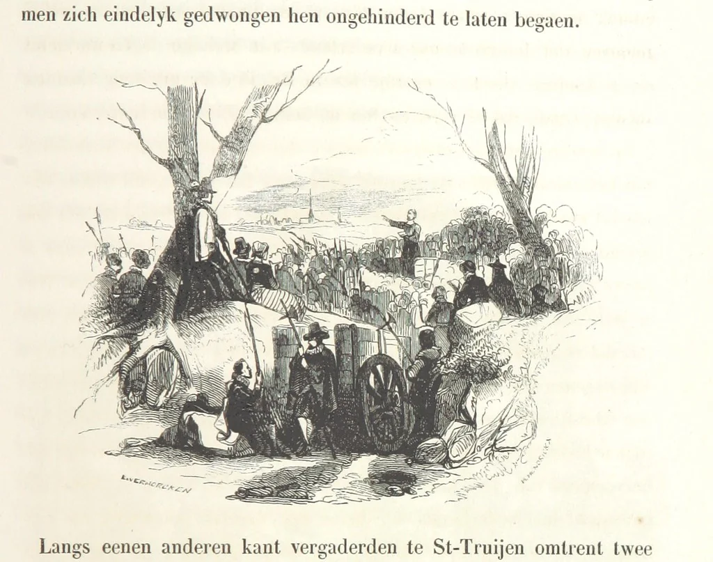 An illustration from Geschiedenis van België ... Versierd met 200 houtsneden, etc, 1845, leaf 473