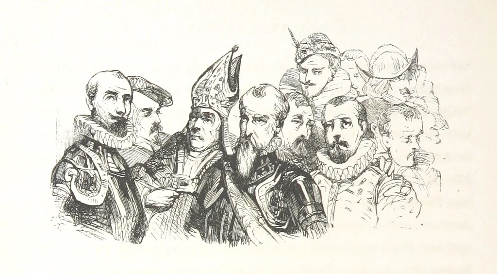 An illustration from Geschiedenis van België ... Versierd met 200 houtsneden, etc, 1845, leaf 480
