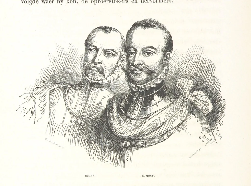 An illustration from Geschiedenis van België ... Versierd met 200 houtsneden, etc, 1845, leaf 482