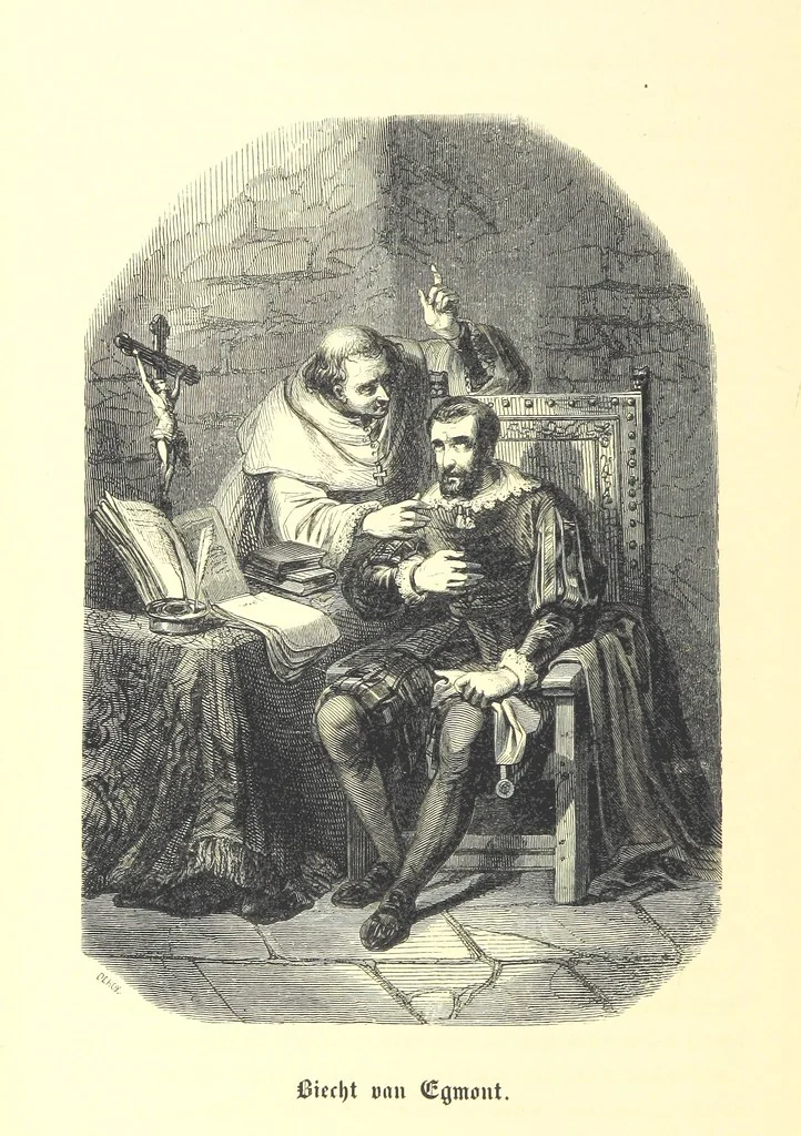 An illustration from Geschiedenis van België ... Versierd met 200 houtsneden, etc, 1845, leaf 486