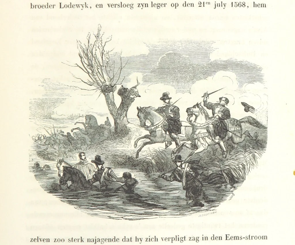 An illustration from Geschiedenis van België ... Versierd met 200 houtsneden, etc, 1845, leaf 491