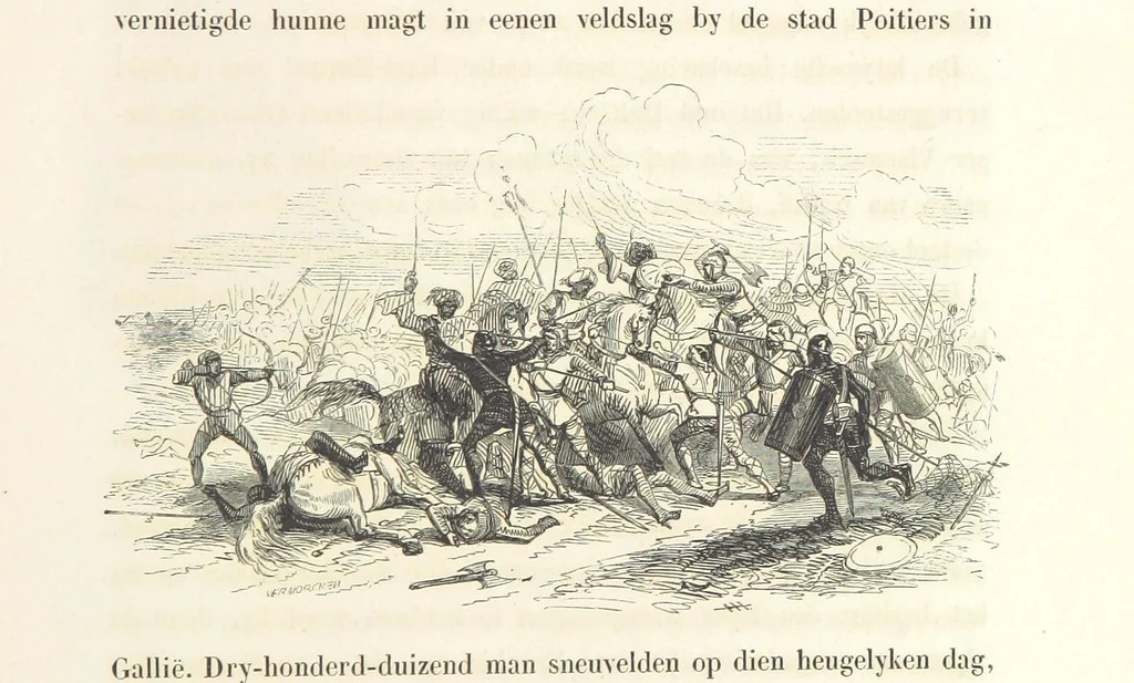 An illustration from Geschiedenis van België ... Versierd met 200 houtsneden, etc, 1845, leaf 51